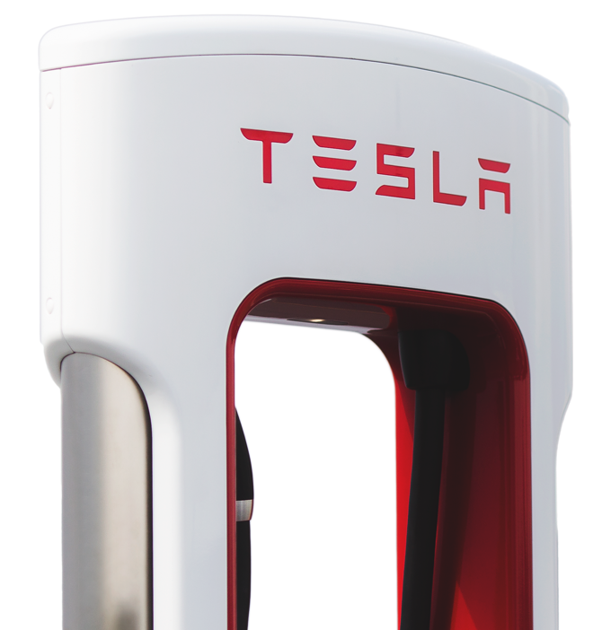 Tesla charging connector